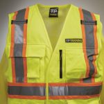 a medium shot of a hi vis yellow day night vest 3