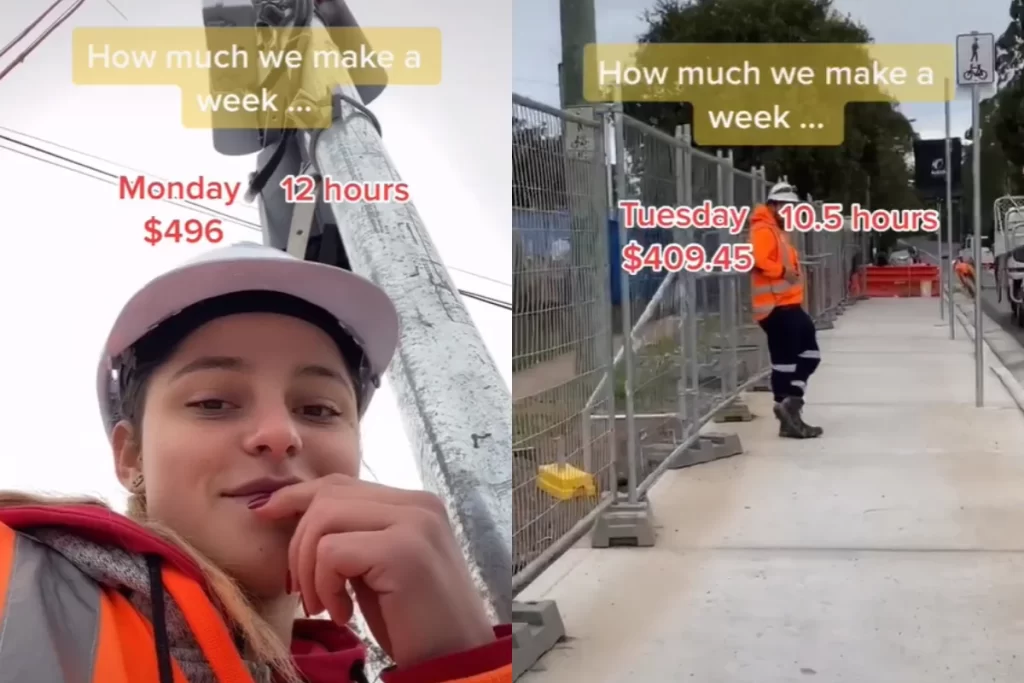 In just 15 minutes Chloe Taouk earned 148 working as a lollipop lady