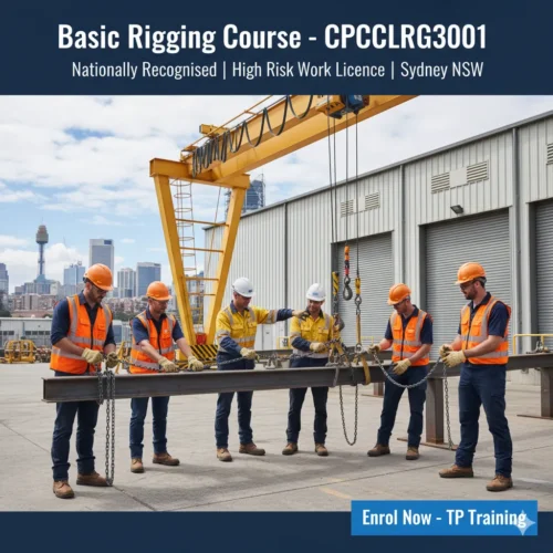 CPCCLRG3001 Rigging Course (Level 1) – Licence to Perform Rigging Basic Level