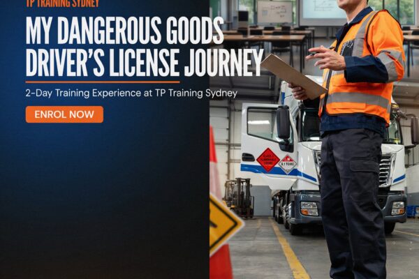 My real journey from searching for the right course to completing the 2-day Dangerous Goods Drivers License training with TP Training