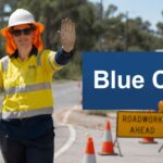 blue card traffic control traffic controller