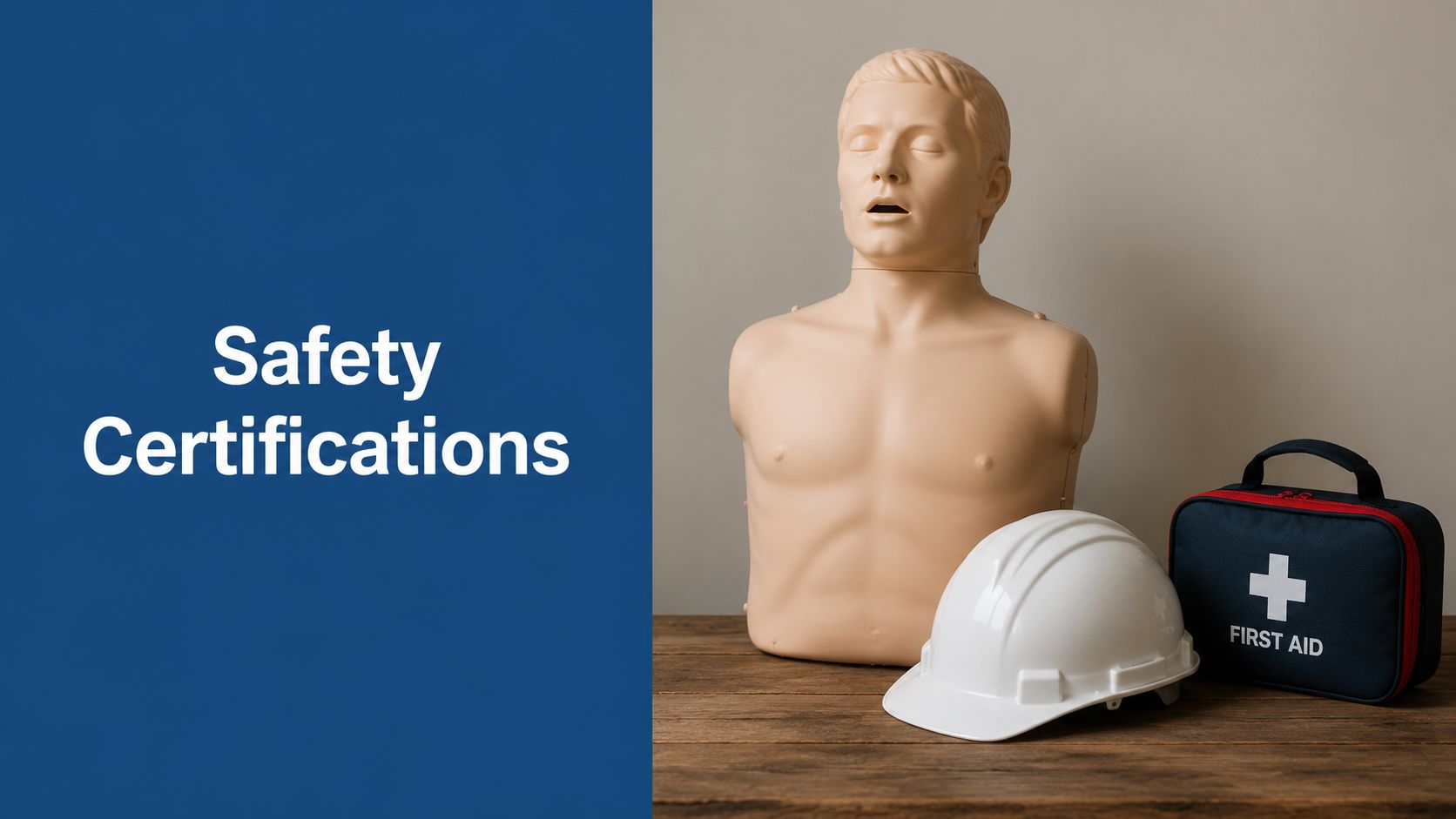 cpr first aid white card and workplace safety certifications safety training