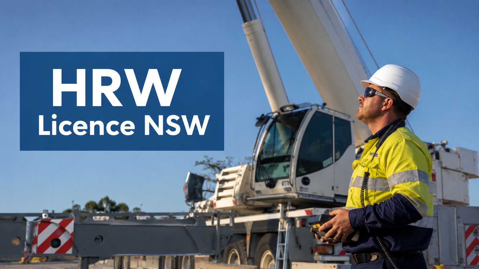 high risk work licence nsw crane operator