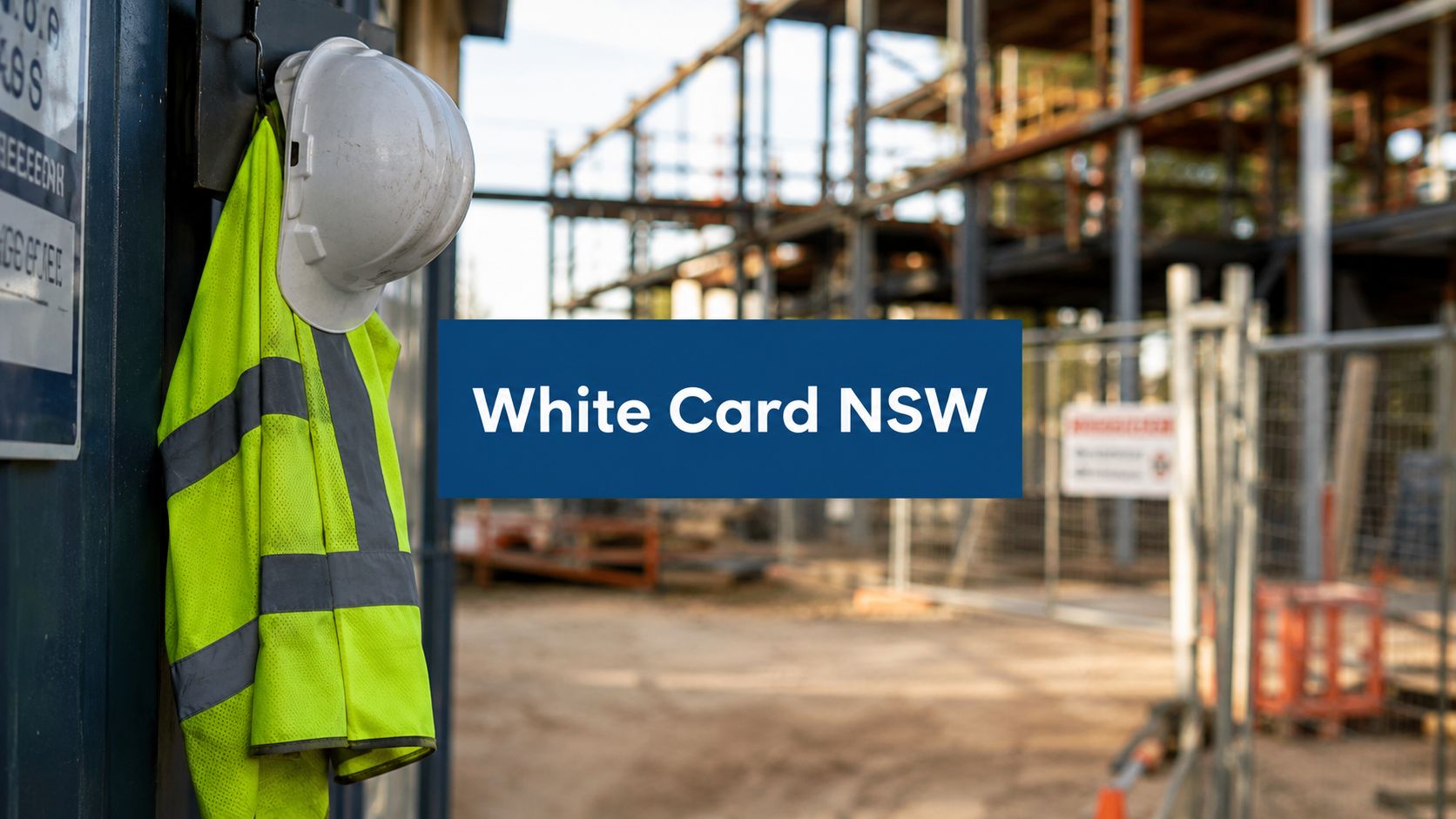 how to get a white card construction site