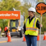 prepare work zone traffic controller traffic controller