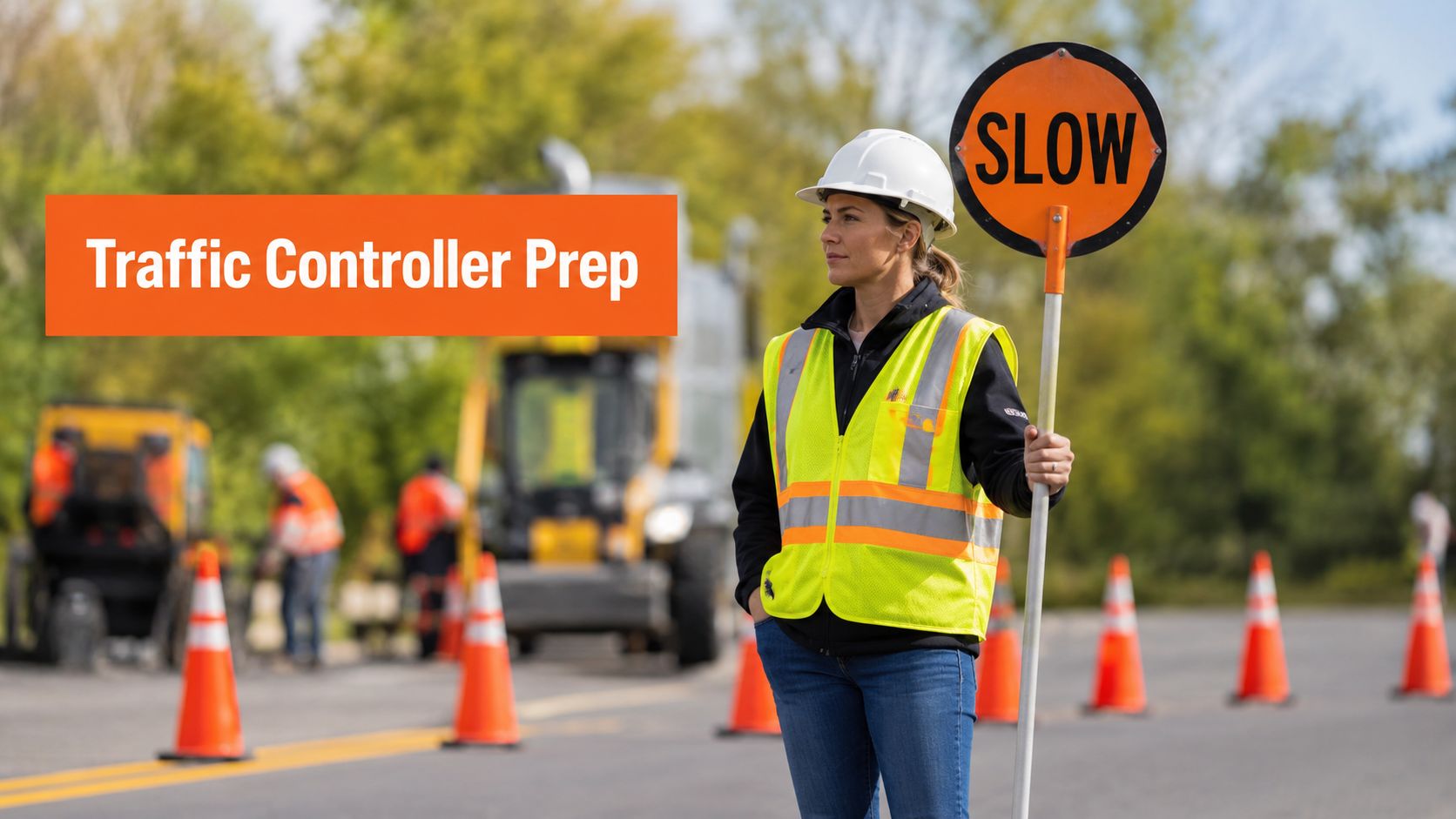 prepare work zone traffic controller traffic controller