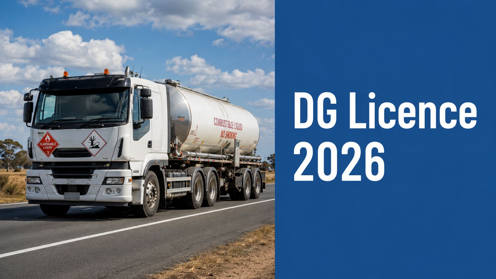 dangerous goods drivers license course tanker truck