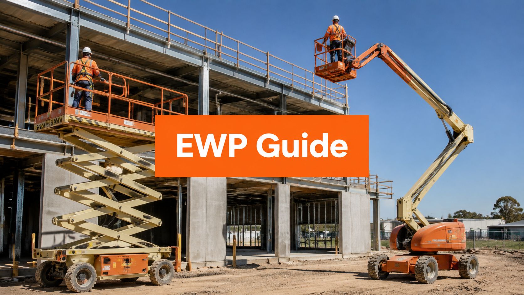 elevated work platform construction machinery