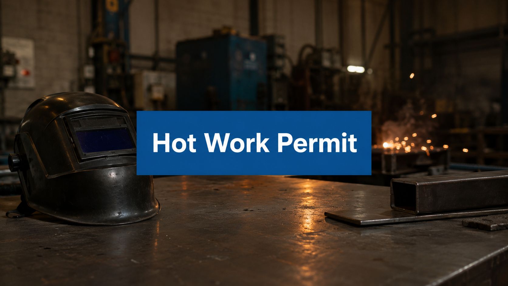 hot work permit requirements welding helmet
