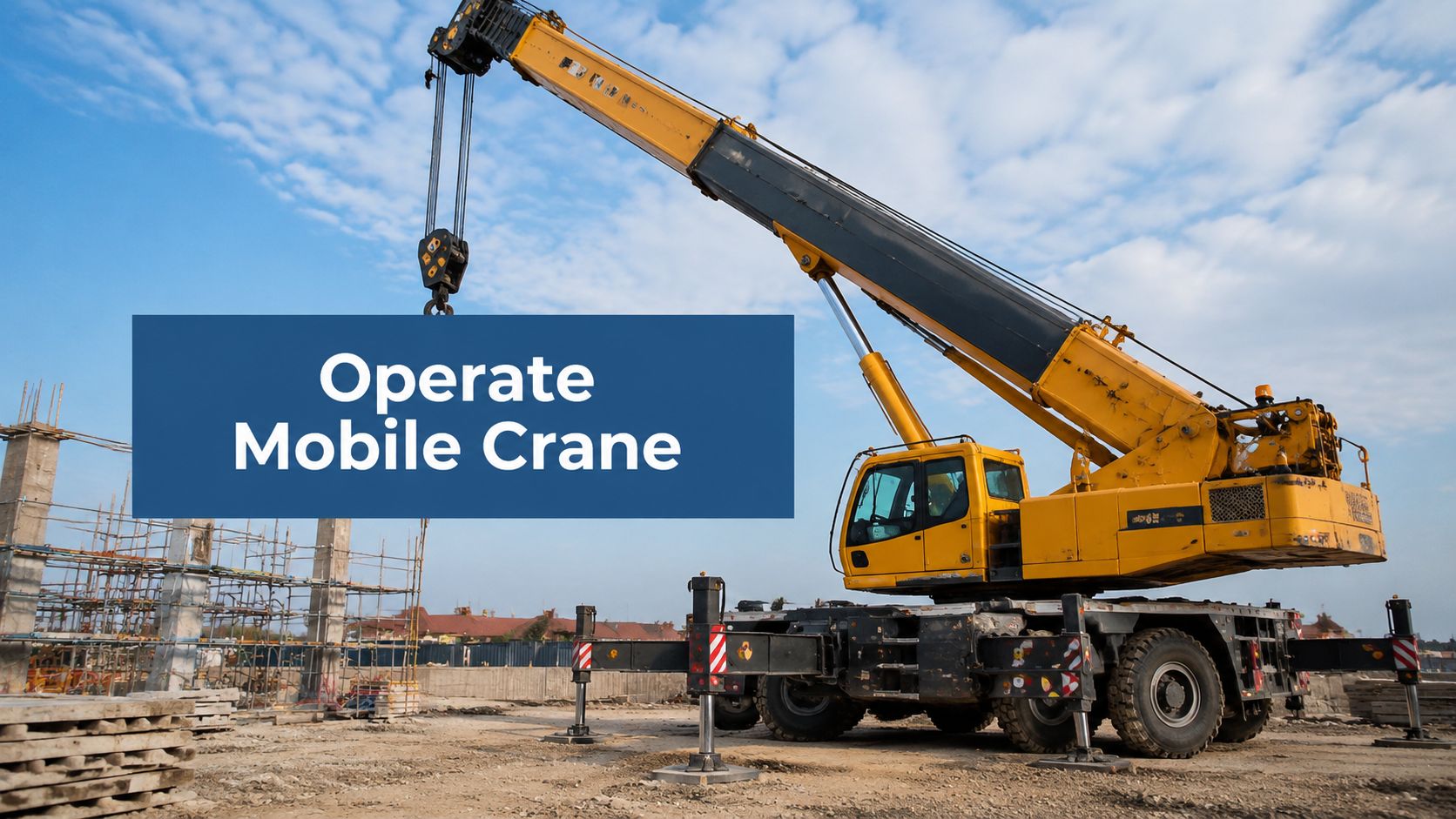 how to operate mobile crane mobile crane