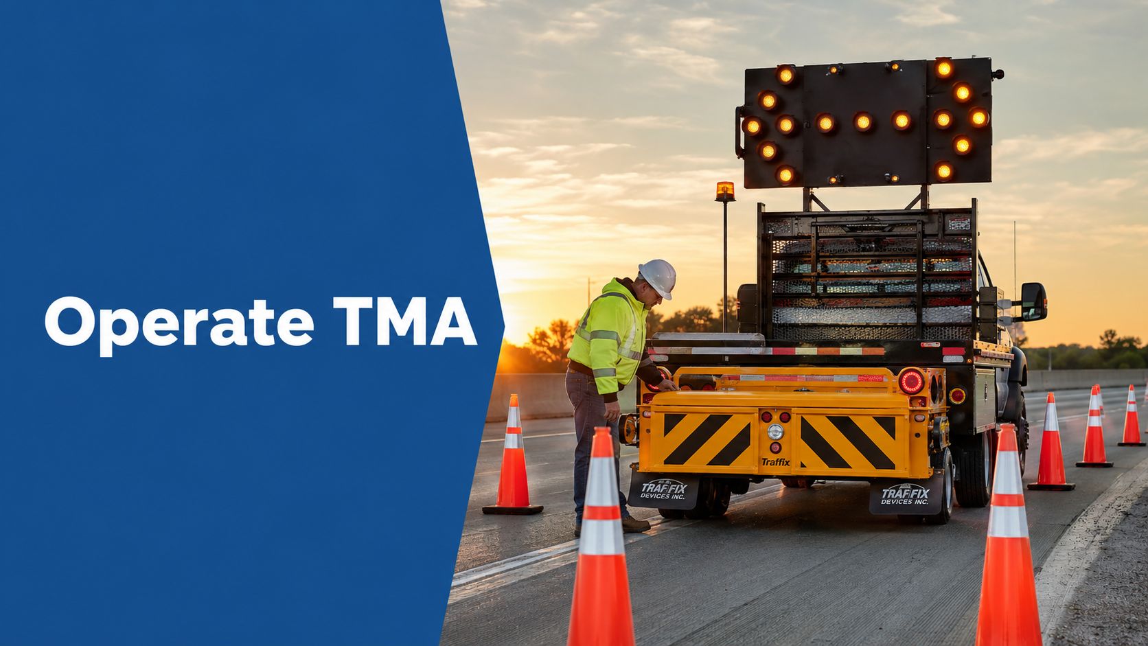 operate truck or trailer mounted attenuators tma construction worker