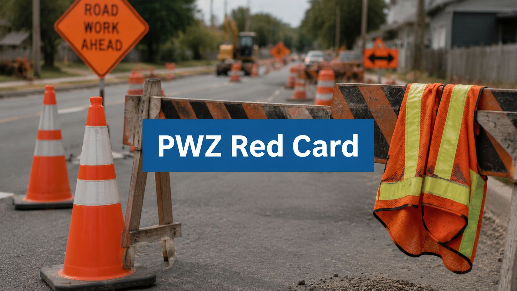 prepare work zone traffic management plan course pwz red card construction safety