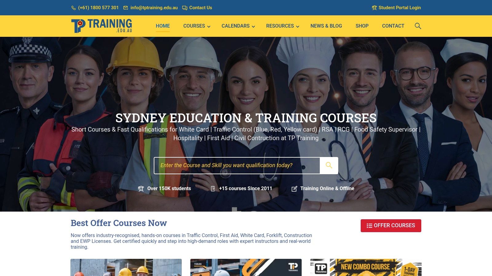 Screenshot from https://www.tptraining.edu.au