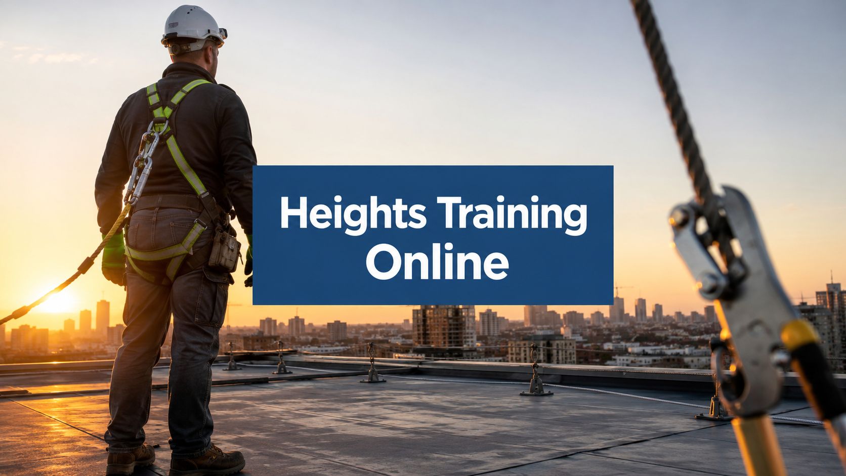 working at heights training online construction worker