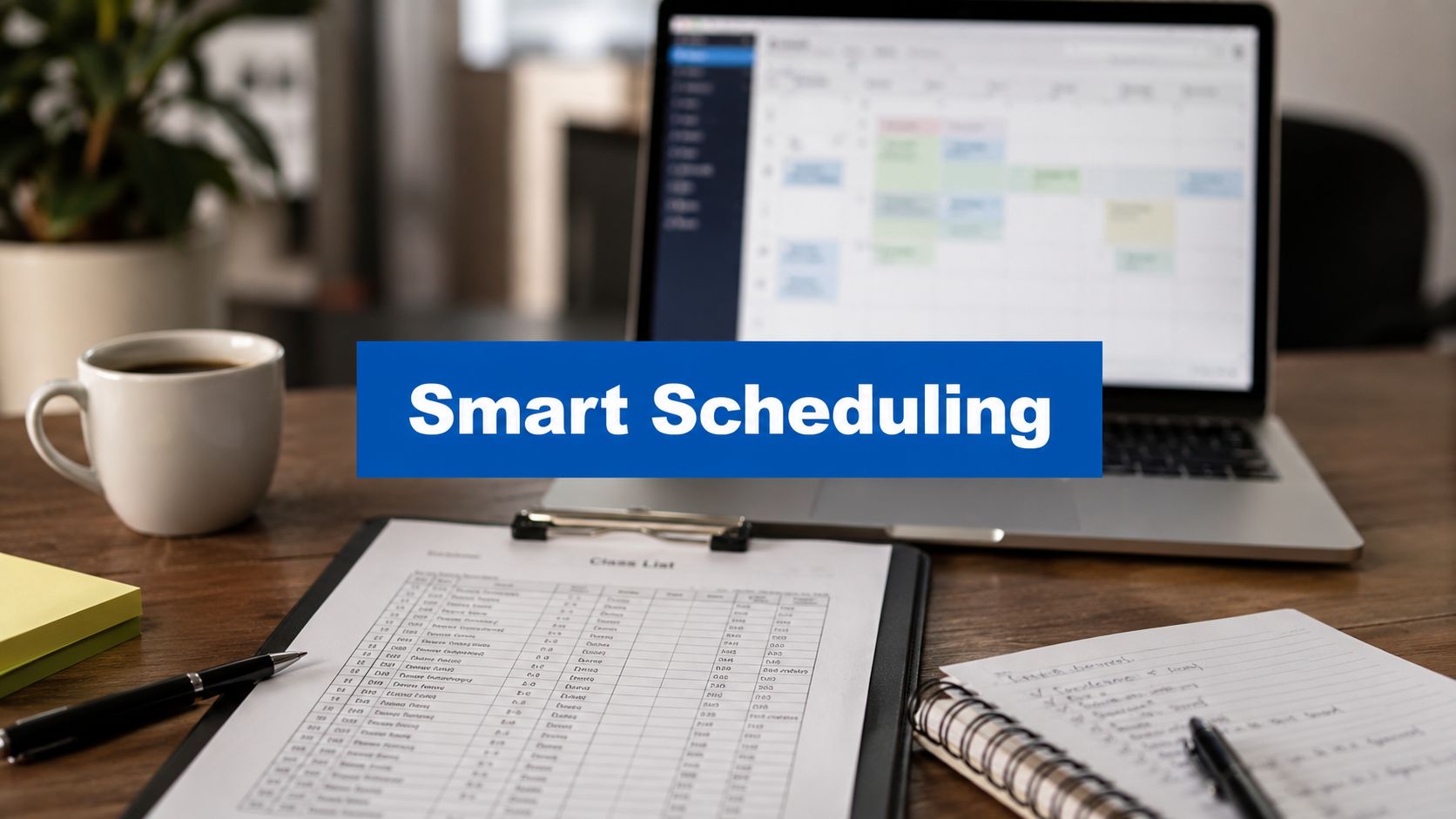 class scheduling software workspace